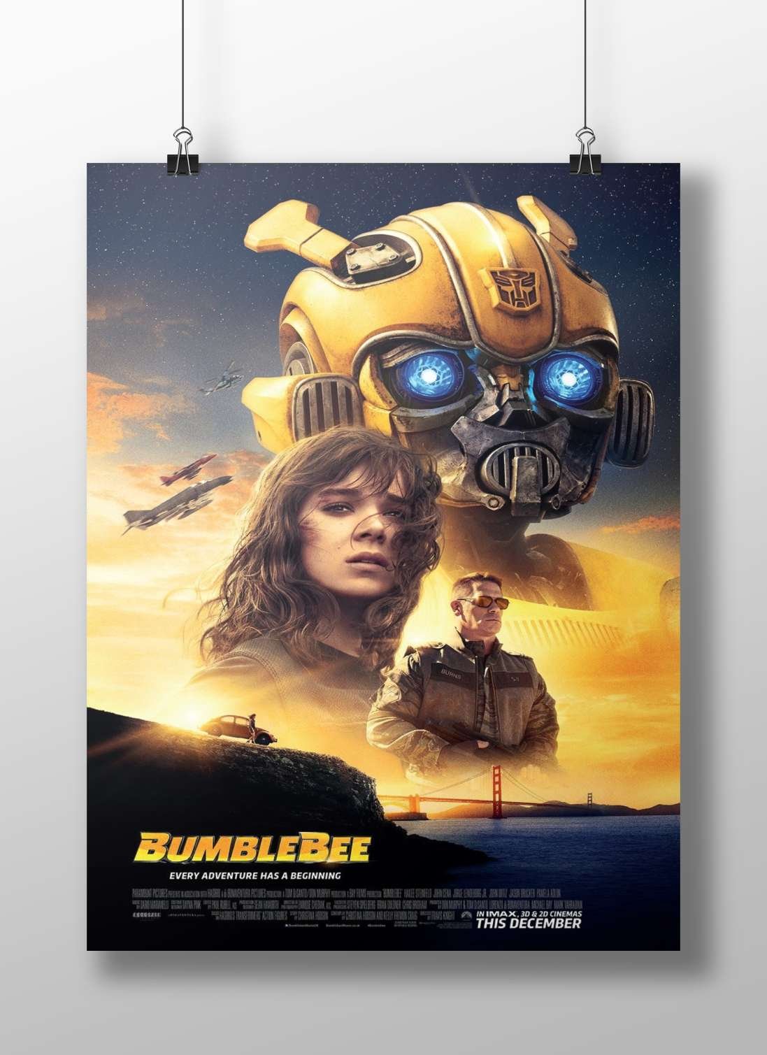 Bumblebee (a Transformer character from the Transformers franchise) Bumblebee Cybertronian Hero Poster