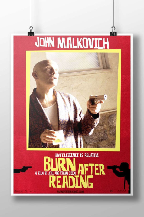 Burn After Reading (film by Joel and Ethan Coen featuring John Malkovich) Burn After Reading