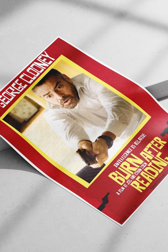 Burn After Reading (the film) George Clooney - Law Firm Minimalist Poster