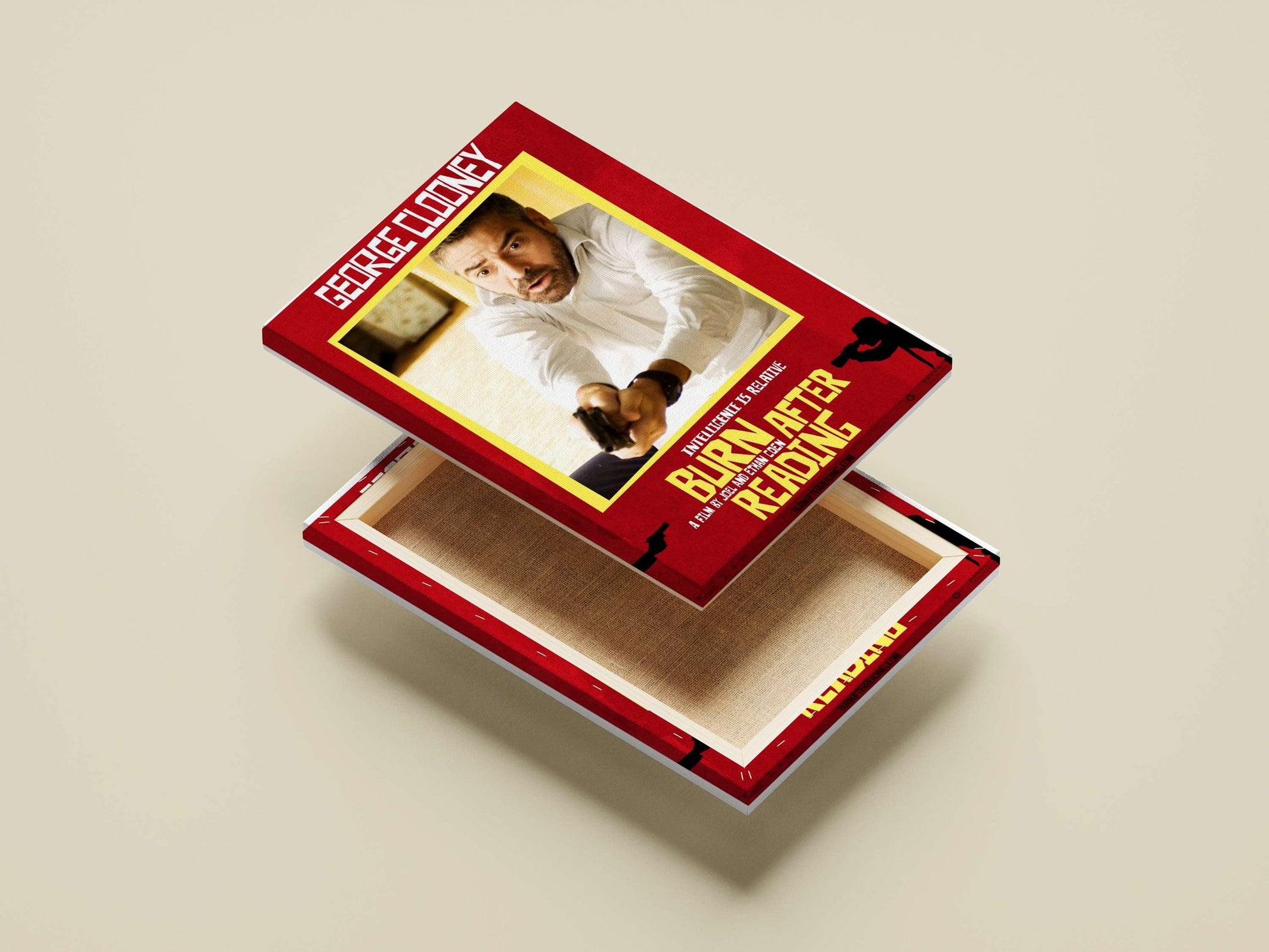 Burn After Reading (the film) George Clooney - Law Firm Minimalist Poster