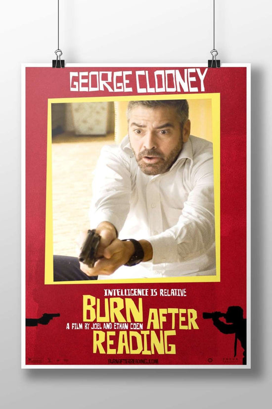 Burn After Reading (the film) George Clooney - Law Firm Minimalist Poster