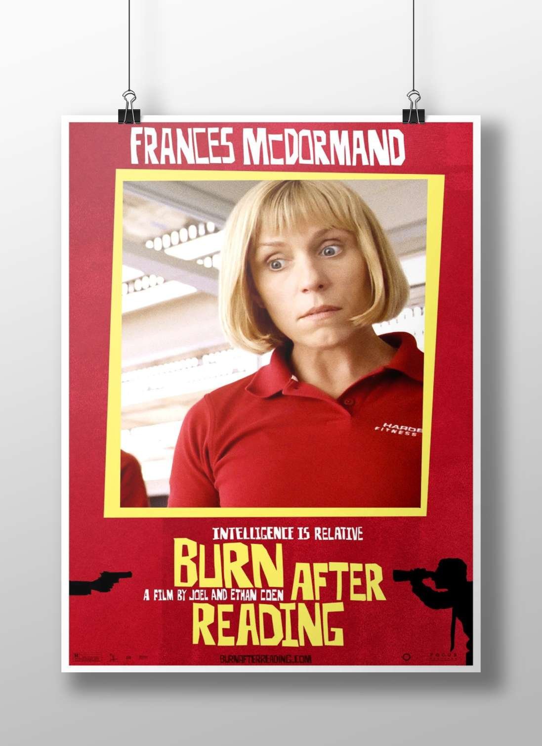 Burn After Reading (film) [Burn After Reading - Noir Pop Art Poster]