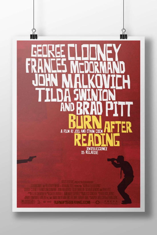 Burn After Reading (the film by Joel and Ethan Coen, featuring George Clooney, Frances McDormand,