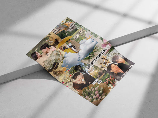 The characters from the K-drama "Love at First Sight" (specifically the leads). Main Subject: The characters from the