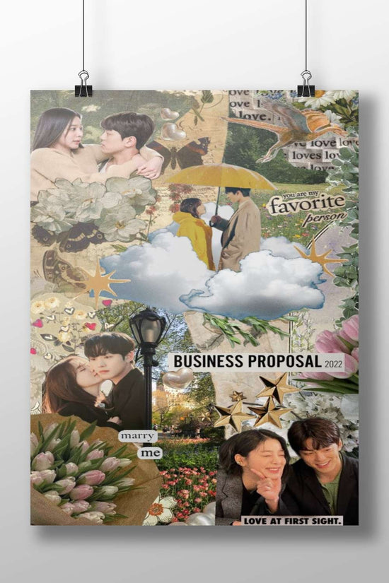 Korean drama "Business Proposal" (2022) Main Subject: Korean drama "Business Proposal" (2022) Matte BoizzBoard rigid print —