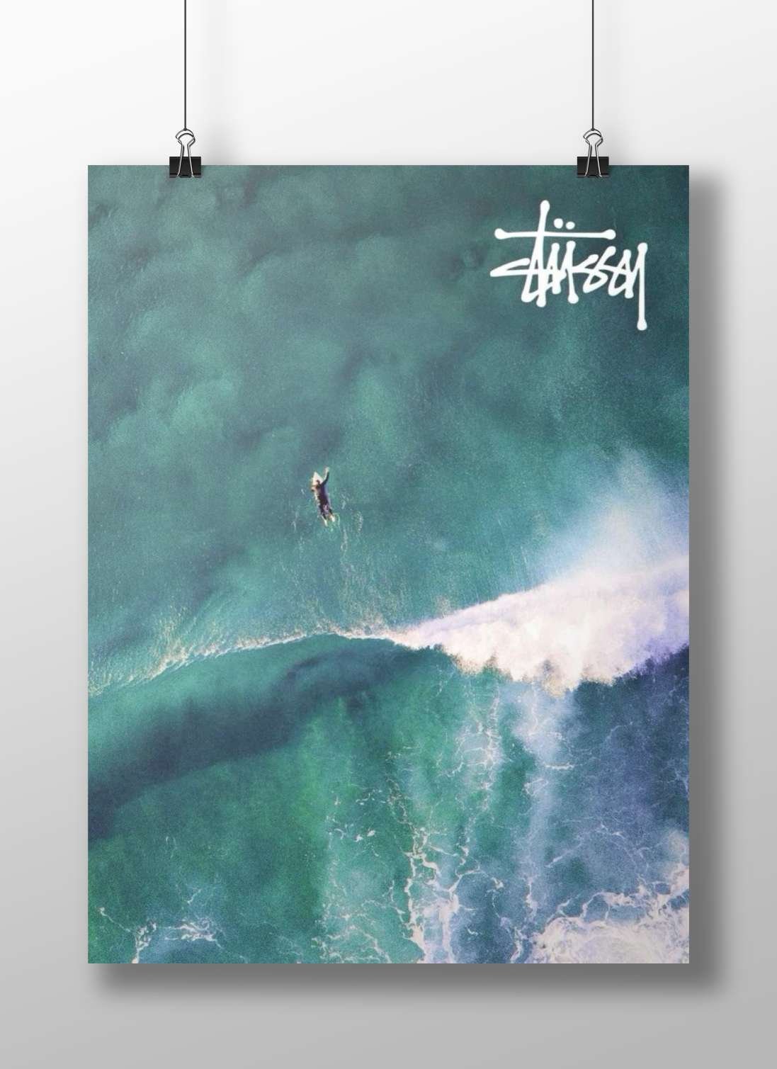 Surfer Main Subject: Surfer Matte BoizzBoard rigid print — Art wall art India | PosterBoizz