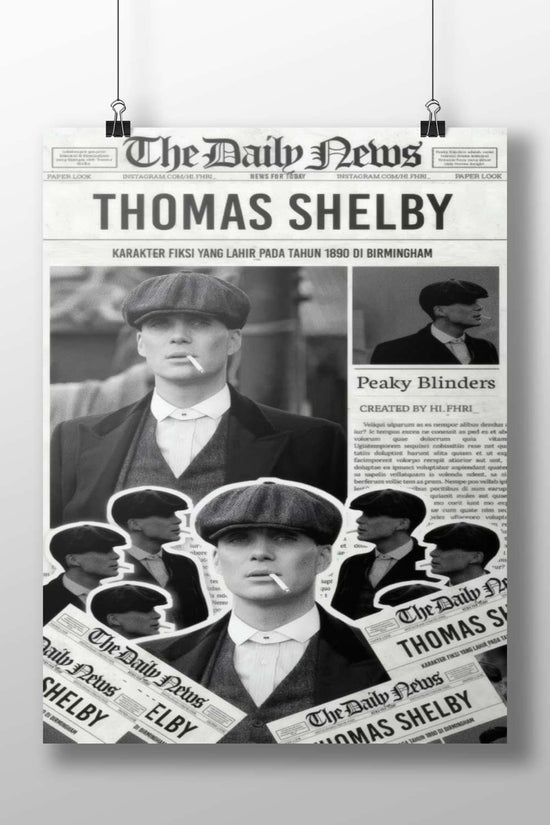 Thomas Shelby (fictional character from the Peaky Blinders franchise) Thomas Shelby - Birmingham Boss Poster
