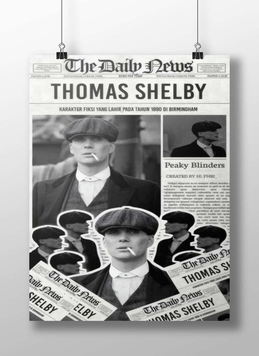 Thomas Shelby (fictional character from the Peaky Blinders franchise) Thomas Shelby - Birmingham Boss Poster