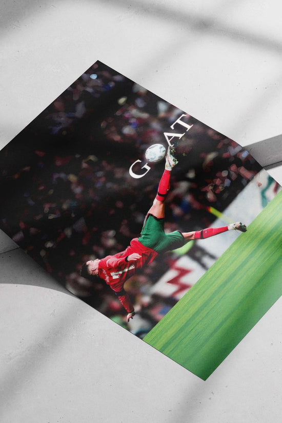Cristiano Ronaldo - Football Icon Poster