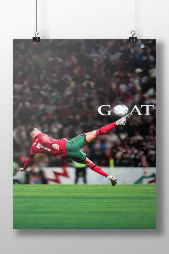 Cristiano Ronaldo - Football Icon Poster