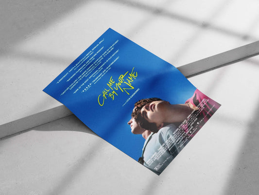 Call Me by Your Name (the movie) Elio - Love Letter To Italy Poster