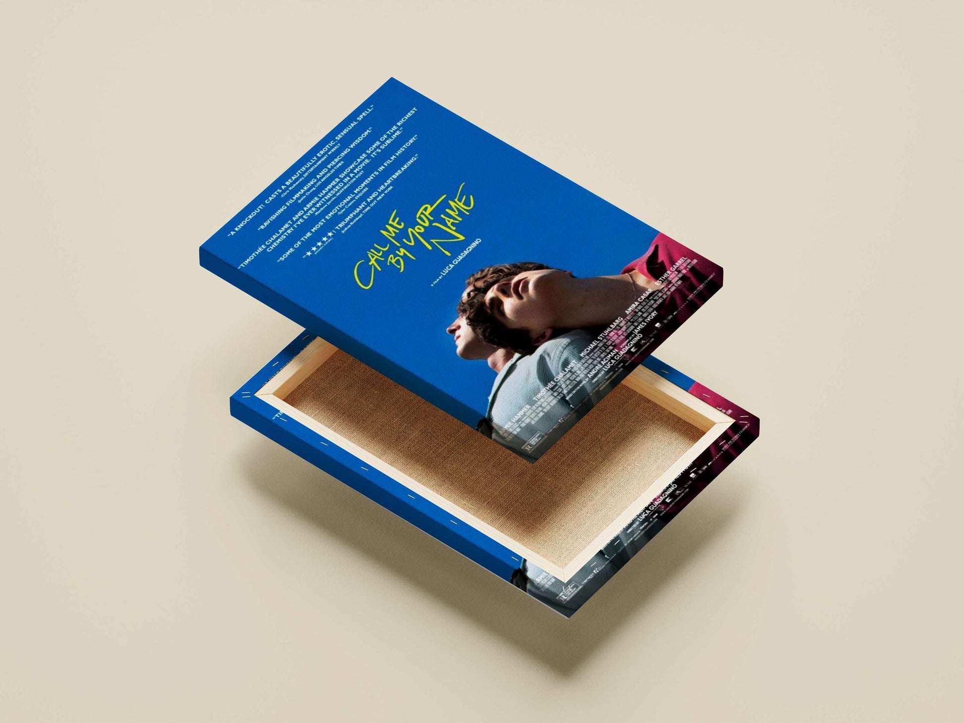 Call Me by Your Name (the movie) Elio - Love Letter To Italy Poster