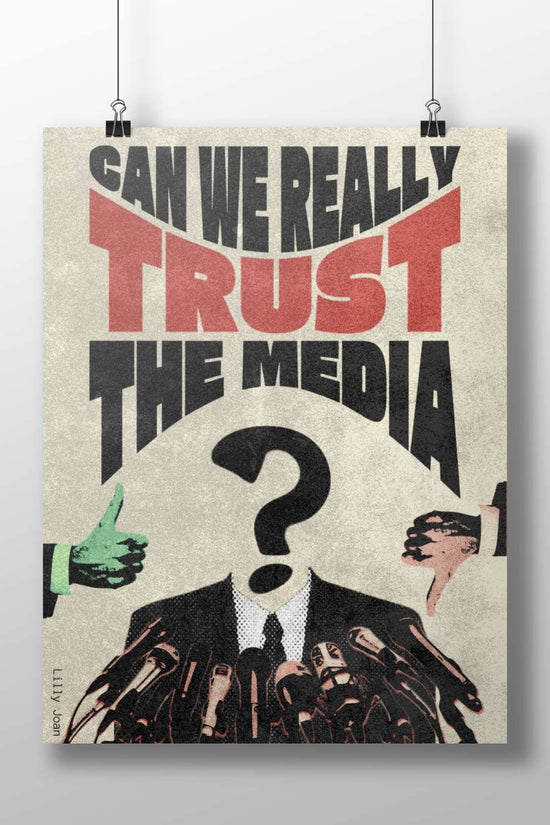 The concept of questioning trust in general media Main Subject: The concept of questioning trust in general media Matte