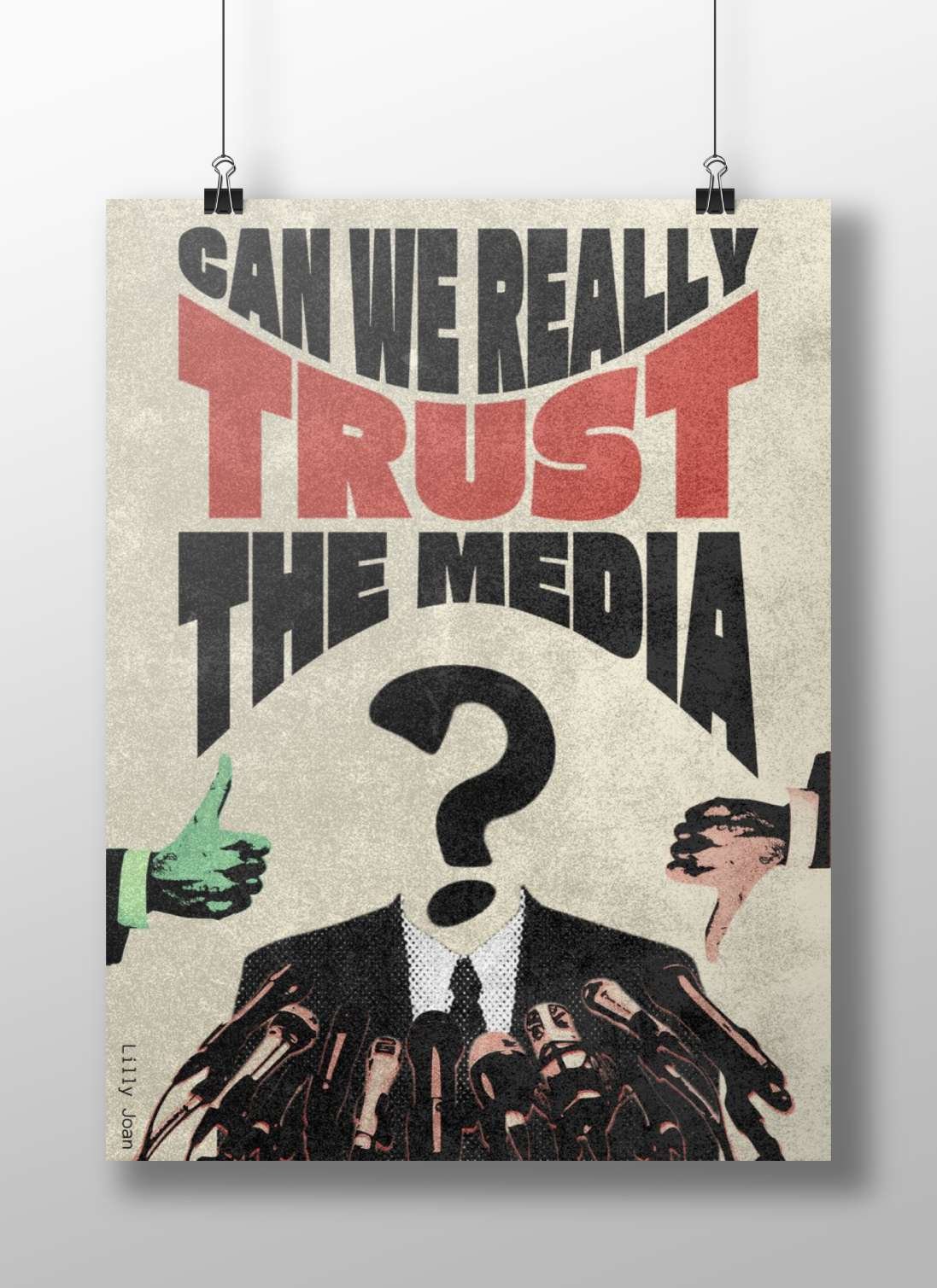 The concept of questioning trust in general media Main Subject: The concept of questioning trust in general media Matte