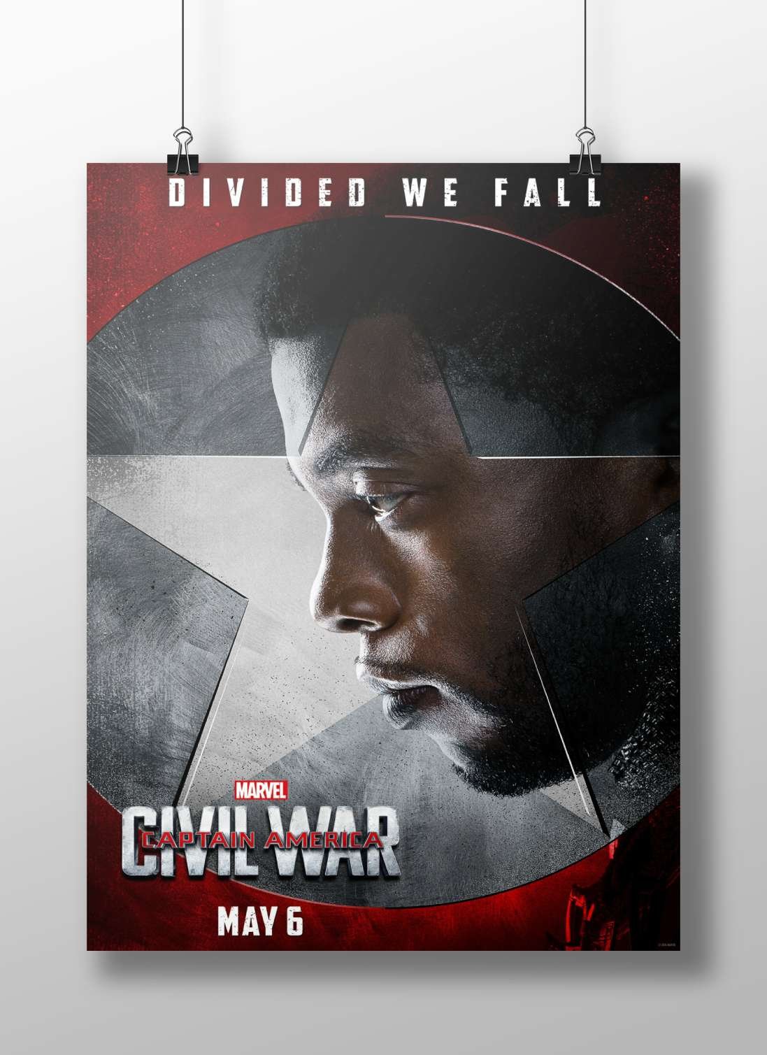 Sam Wilson (Falcon) from Marvel's Captain America: Civil War Sam Wilson - Falcon Poster