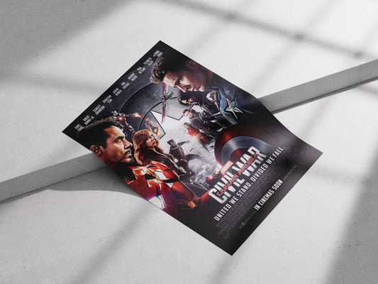 Captain America: Civil War (Marvel Cinematic Universe film) Steve Rogers - First Avenger Poster
