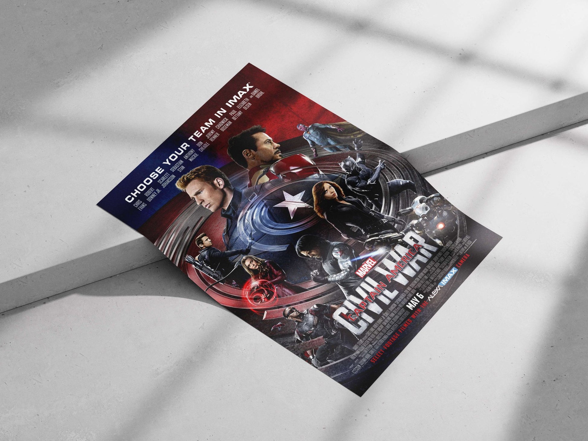 Captain America: Civil War (Marvel Cinematic Universe film) Steve Rogers - First Avenger Poster