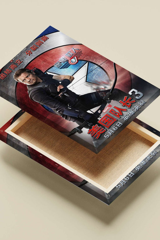 Hawkeye (Clint Barton) from Marvel Universe's Avengers franchise Hawkeye - Avenger Hero Poster