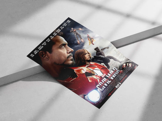Captain America: Civil War (Marvel Cinematic Universe) Tony Stark - Iron Man Poster
