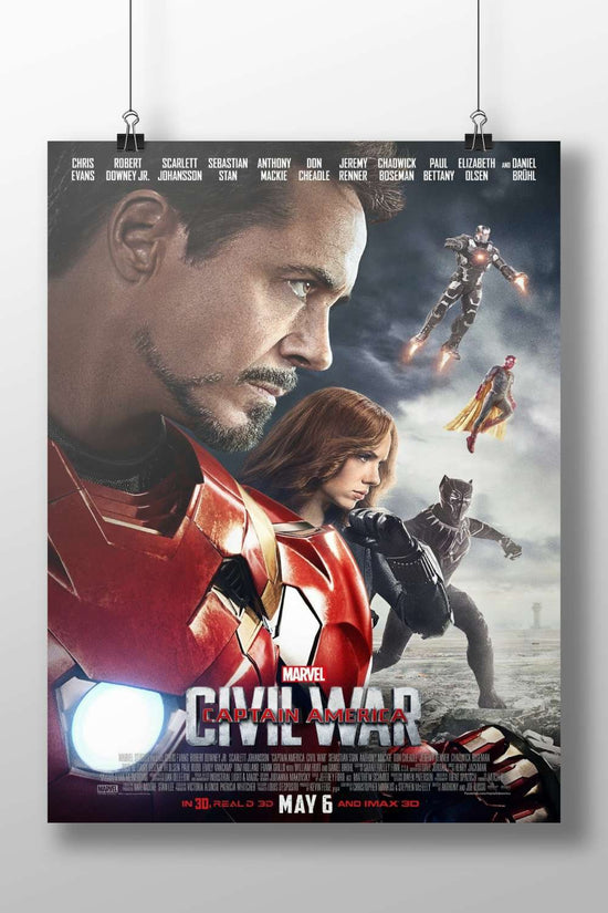 Captain America: Civil War (Marvel Cinematic Universe) Tony Stark - Iron Man Poster