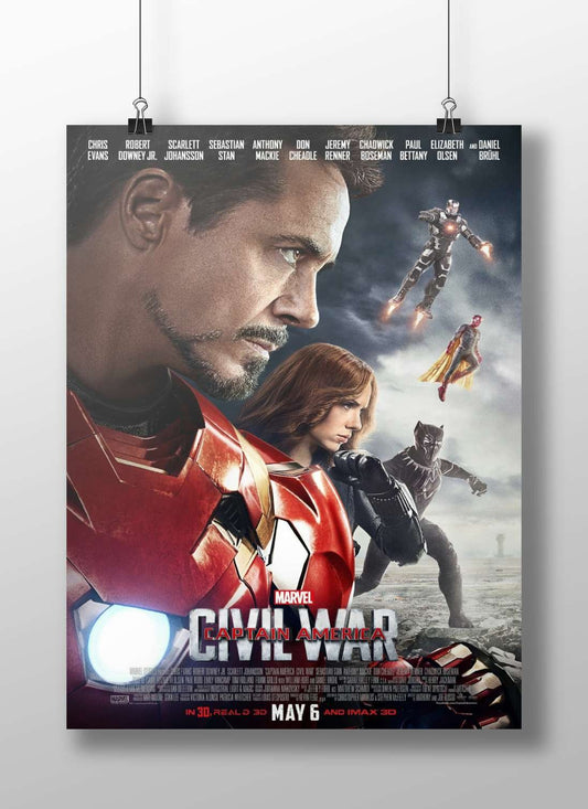 Captain America: Civil War (Marvel Cinematic Universe) Tony Stark - Iron Man Poster