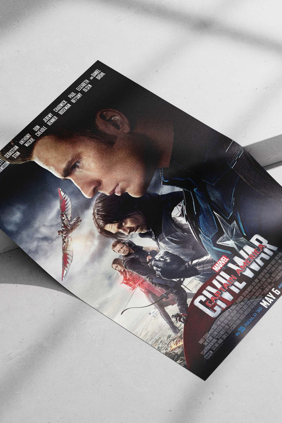 Captain America: Civil War Steve Rogers - Iconic Hero Poster