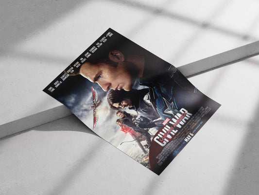 Captain America: Civil War Steve Rogers - Iconic Hero Poster