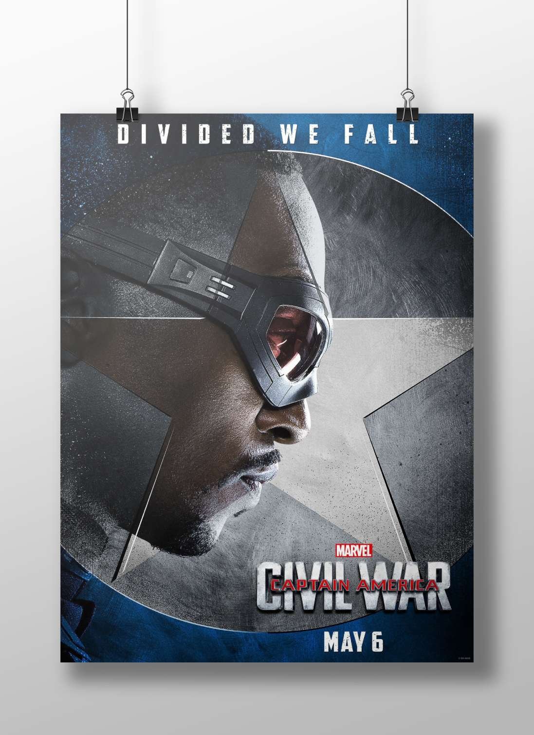 Sam Wilson (Falcon) from Marvel's Captain America: Civil War Sam Wilson - Falcon Poster