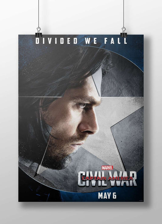 Bucky Barnes from Marvel's Captain America: Civil War Bucky Barnes - Wounded Hero Poster