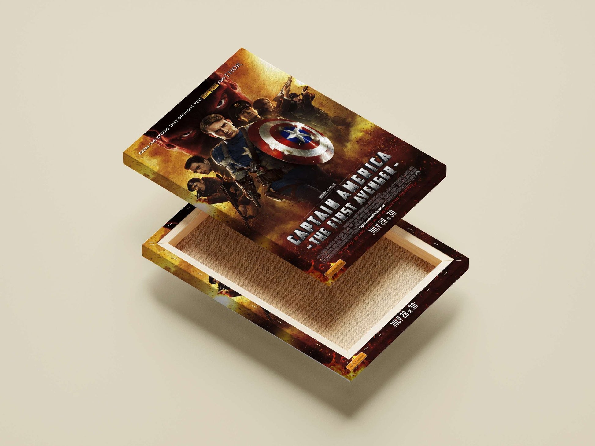 Captain America (Steve Rogers) from Marvel Studios' "Captain America: The First Avenger" franchise Captain America