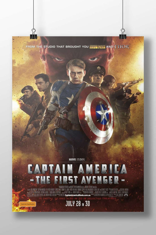 Captain America (Steve Rogers) from Marvel Studios' "Captain America: The First Avenger" franchise Captain America