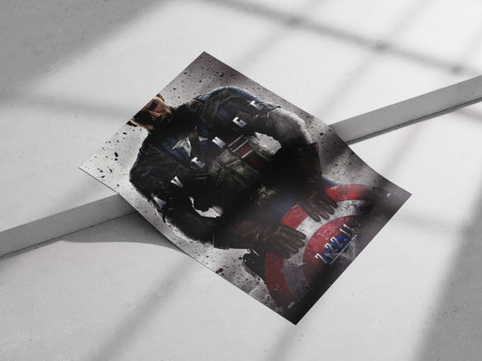 Captain America (Steve Rogers) from Marvel's *The Avengers* Captain America - The Avenger Poster