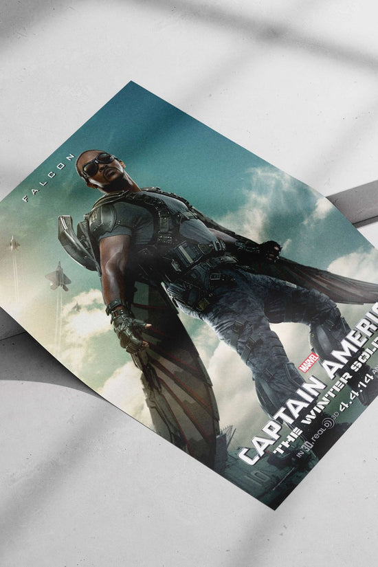 Falcon (Sam Wilson) in Captain America: The Winter Soldier Falcon - Freedom Seeker Poster