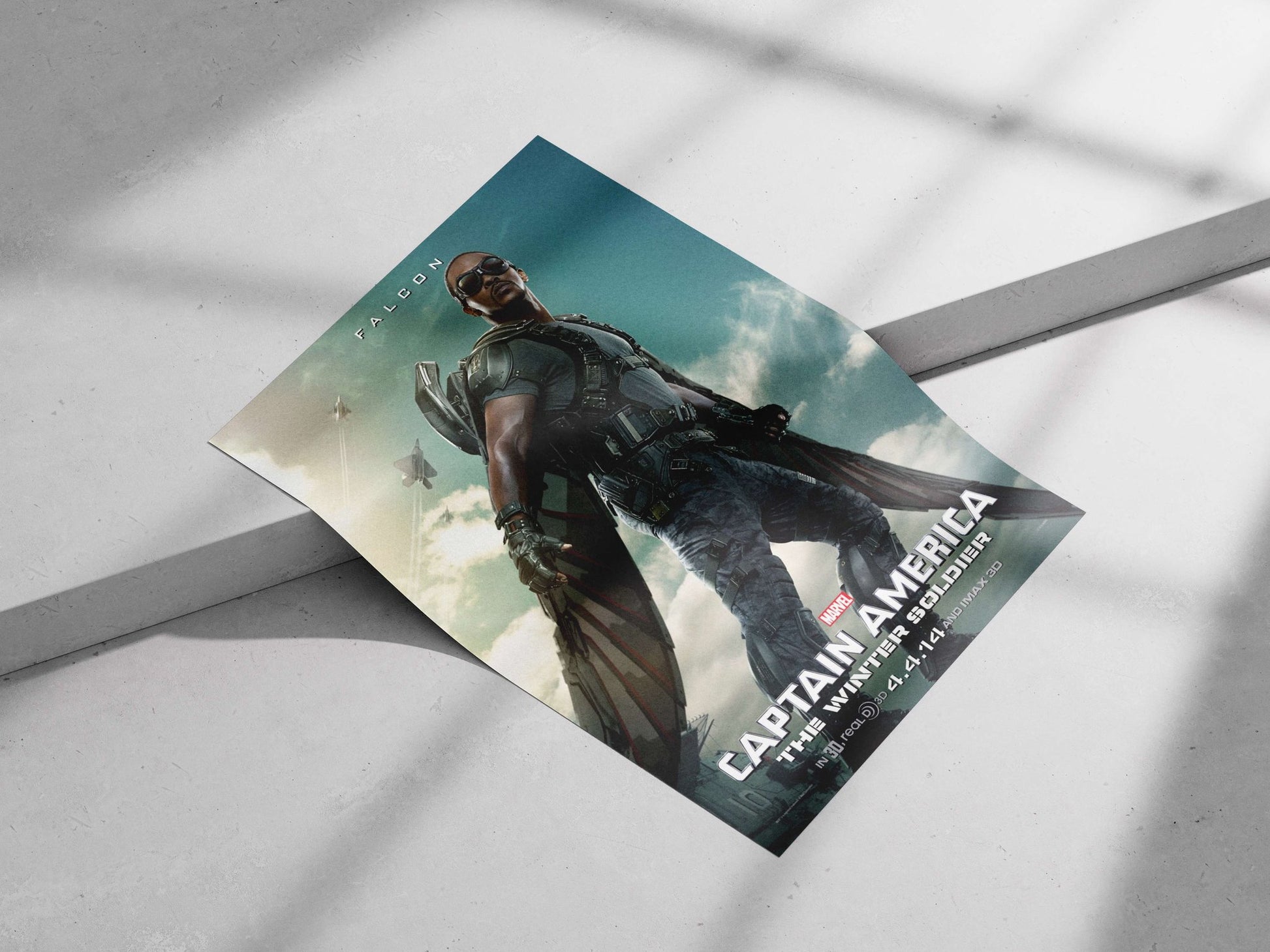 Falcon (Sam Wilson) in Captain America: The Winter Soldier Falcon - Freedom Seeker Poster