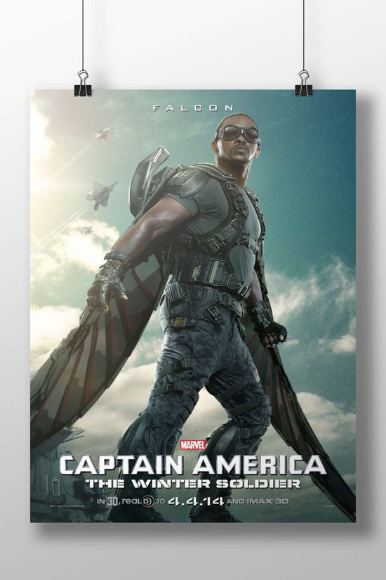 Falcon (Sam Wilson) in Captain America: The Winter Soldier Falcon - Freedom Seeker Poster