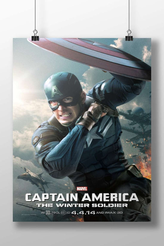 Captain America (Steve Rogers), Marvel Cinematic Universe Captain America - Iconic Hero Poster