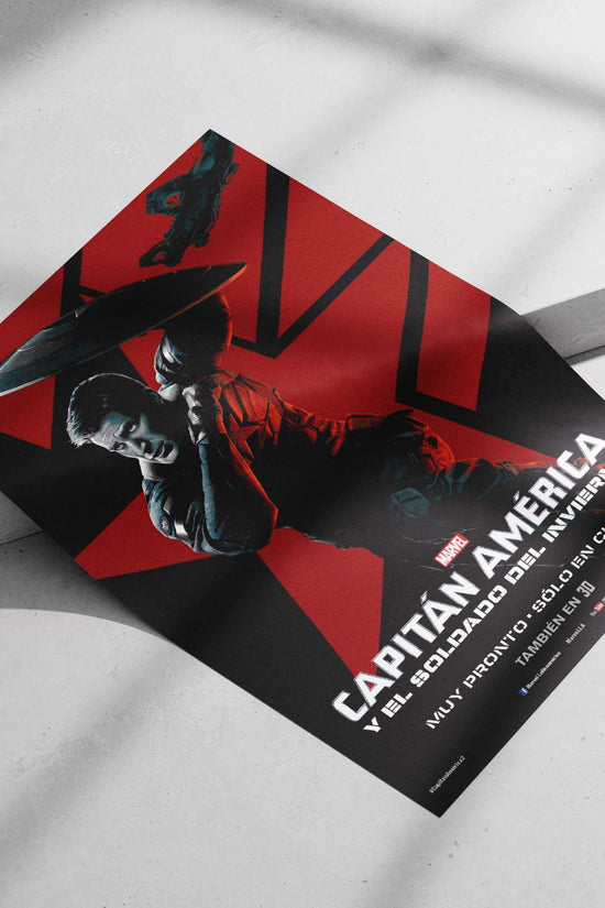 Captain America (Marvel character) from the film "Captain America: The Winter Soldier" (Spanish title confirmed