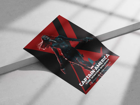 Black Widow (Natasha Romanoff) from Marvel's Captain America: The Winter Soldier Natasha Romanoff - Red