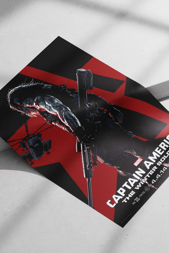 The Winter Soldier (Bucky Barnes) from the Captain America franchise (specifically the film "Captain America: