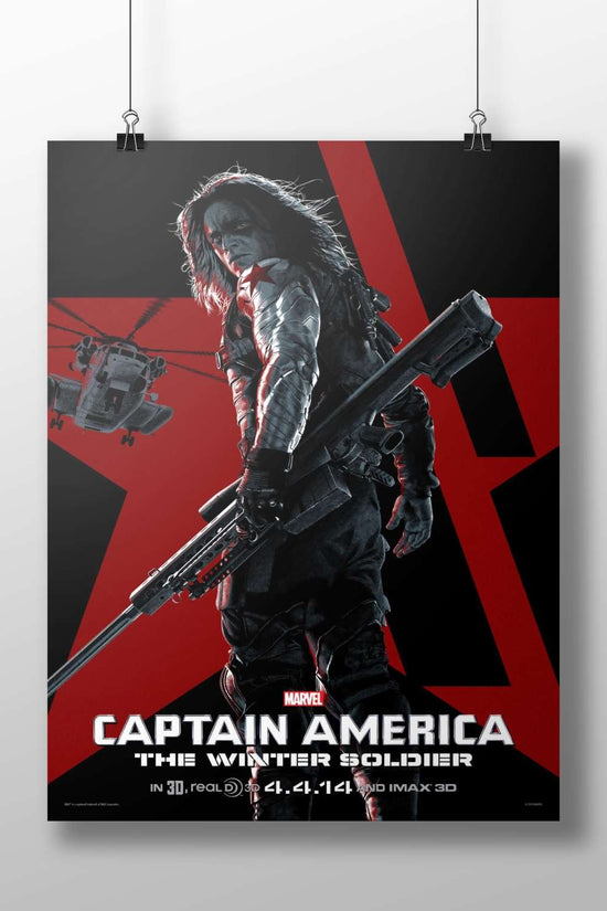 The Winter Soldier (Bucky Barnes) from the Captain America franchise (specifically the film "Captain America: