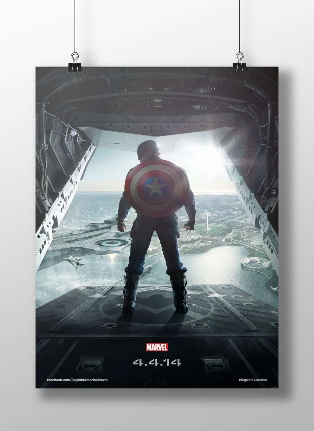 Captain America (Steve Rogers) from Marvel's Captain America film franchise. Captain America - Freedom Fighter
