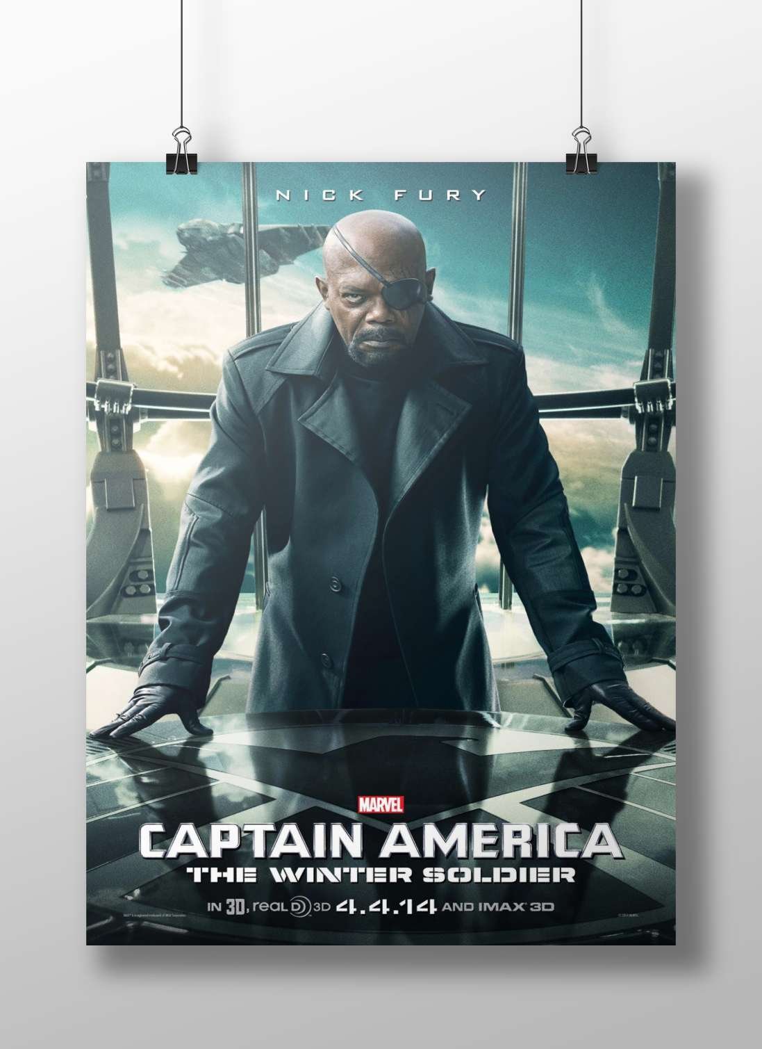 Nick Fury (Marvel's Captain America: The Winter Soldier) Nick Fury - War Room Poster