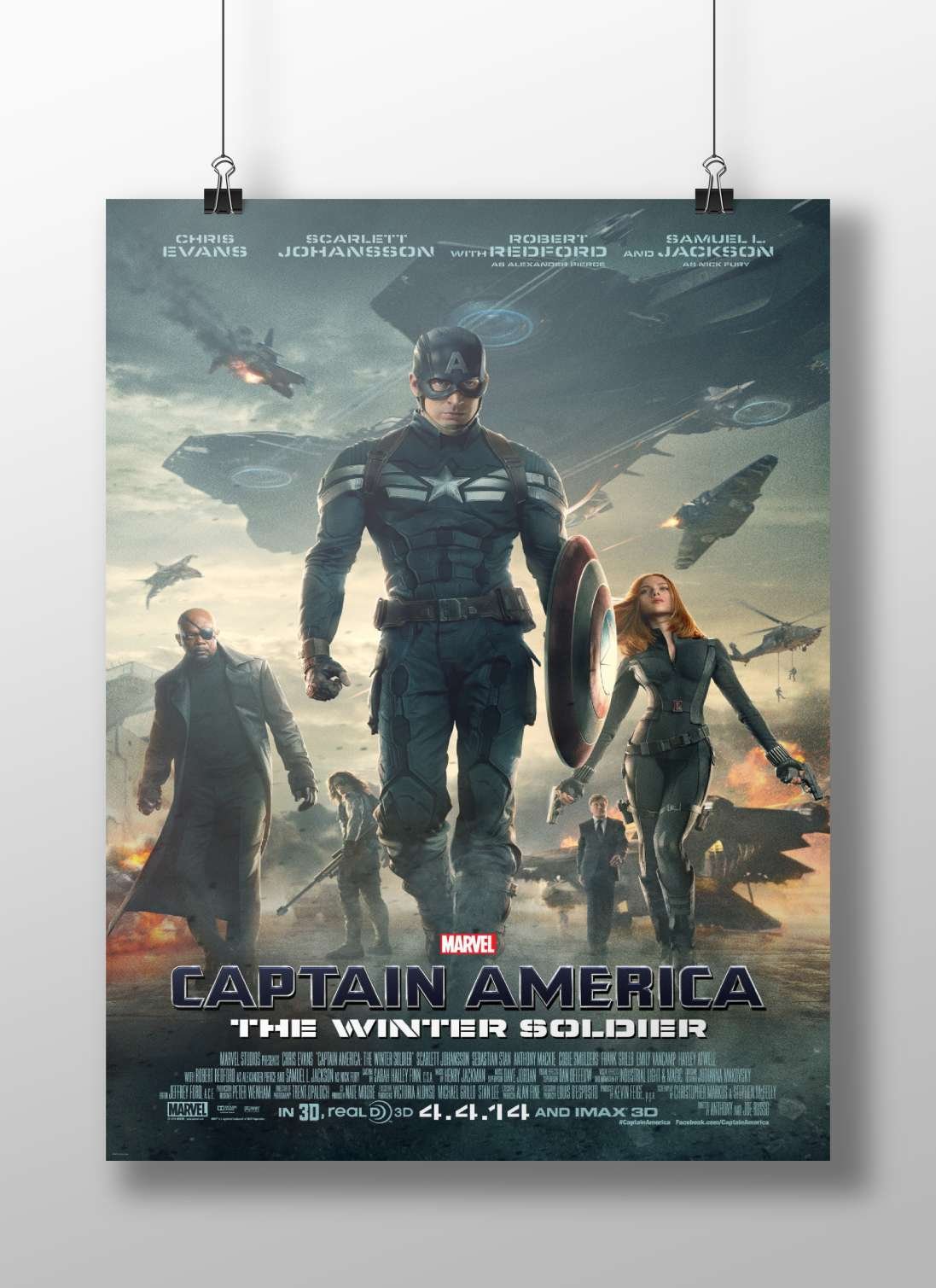 Captain America: The Winter Soldier (film) Captain America - The Winter Soldier Poster