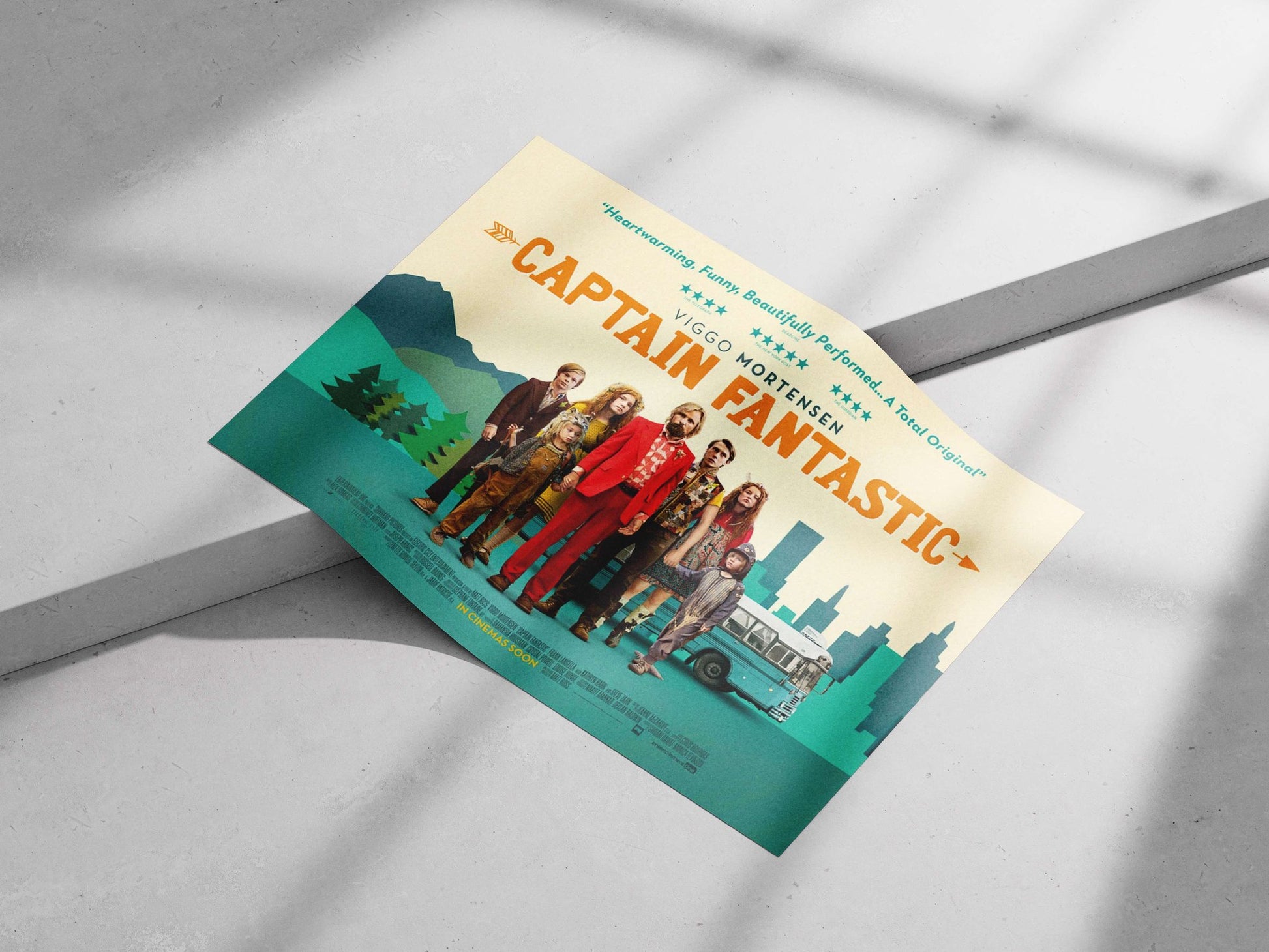 Captain Fantastic (movie) Captain - Life-Changing Adventure Poster
