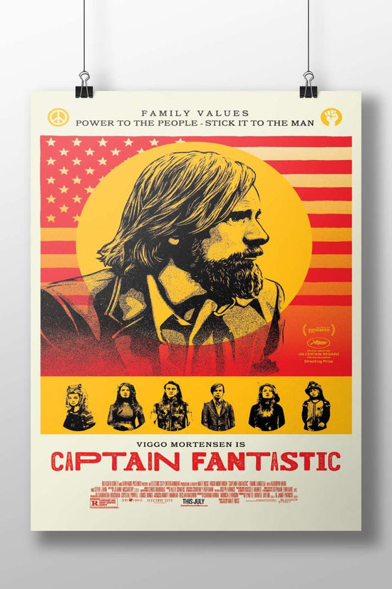 Captain Fantastic (movie) Captain - Visionary Family Poster
