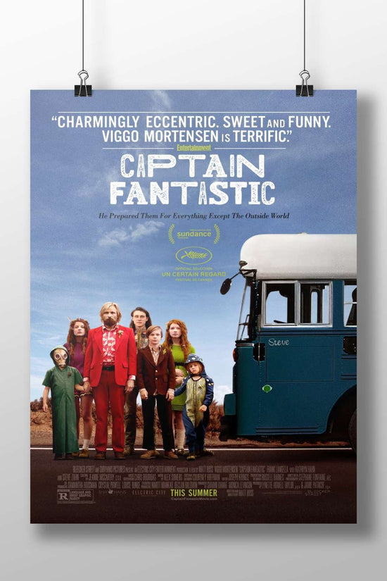 Captain Fantastic (movie) Captain - Adventure Family Poster