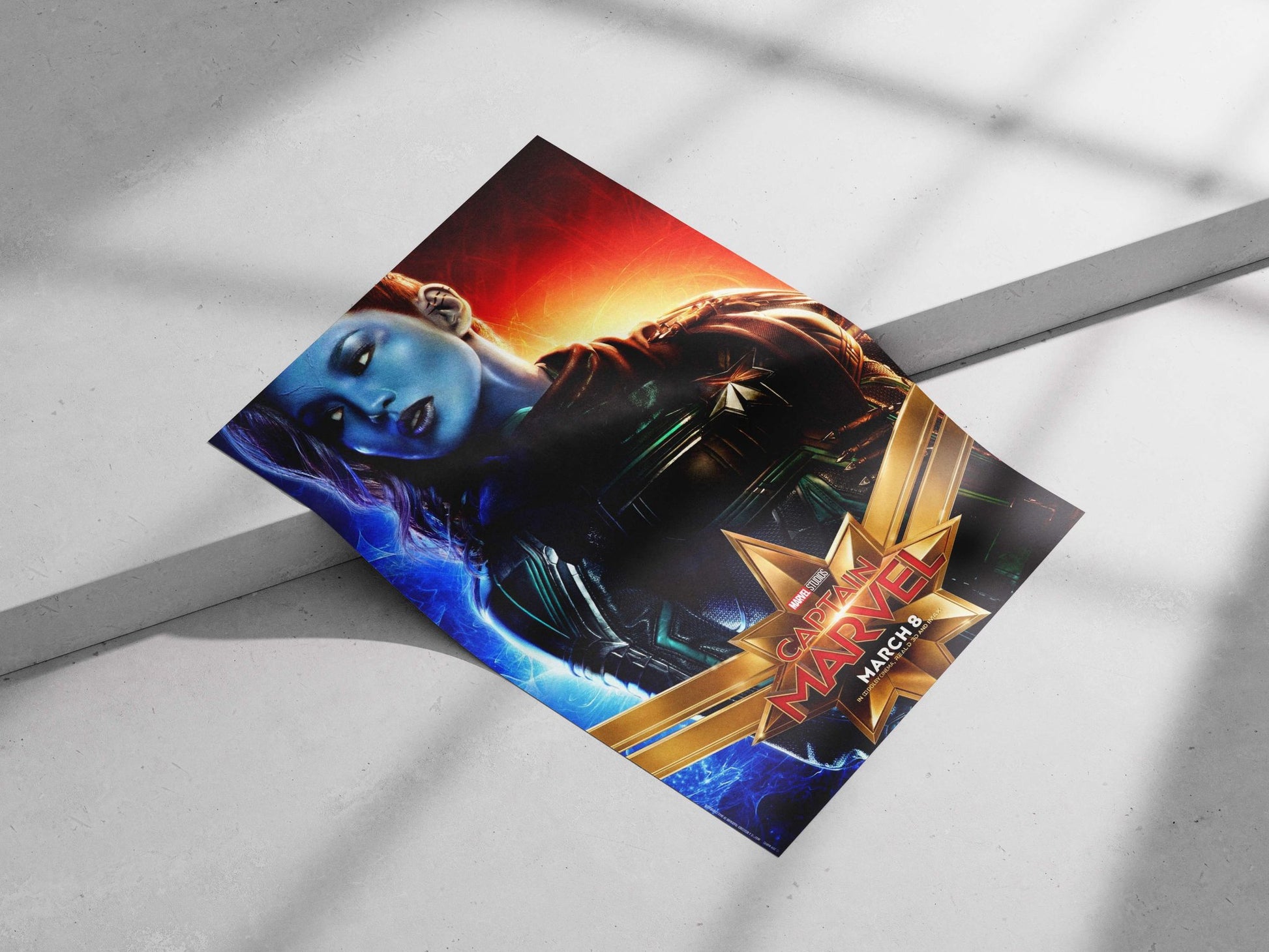Carol Danvers (Captain Marvel) from Marvel Cinematic Universe Captain Marvel - Empowerment Poster
