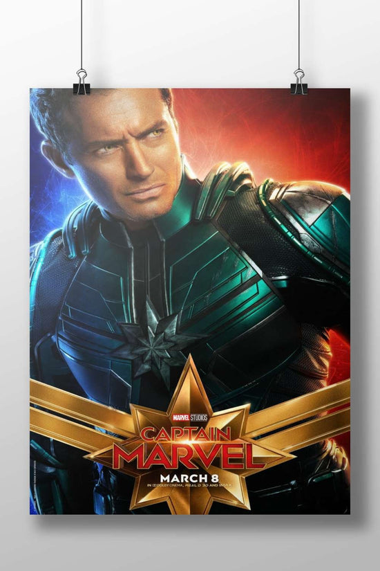 Captain Marvel (from Marvel Studios' film) Captain Marvel - Iconic Hero Poster