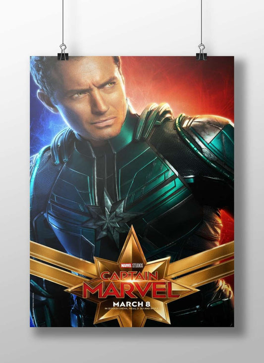 Captain Marvel (from Marvel Studios' film) Captain Marvel - Iconic Hero Poster