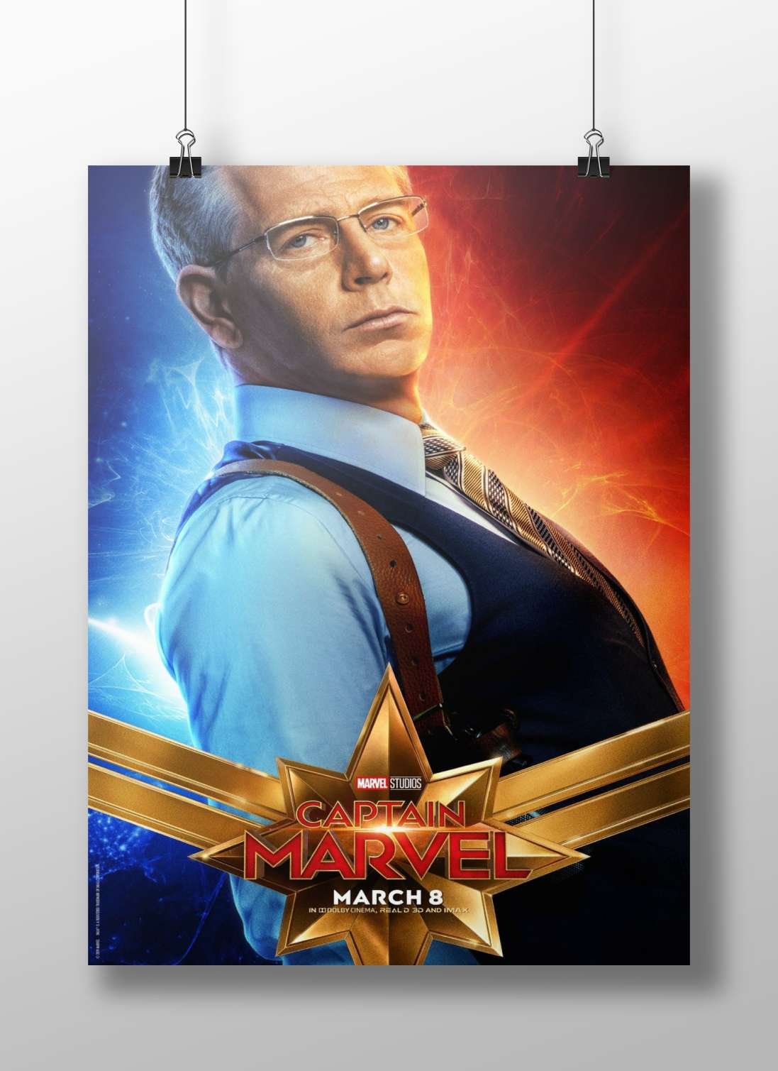 Captain Marvel - Iconic Hero Poster